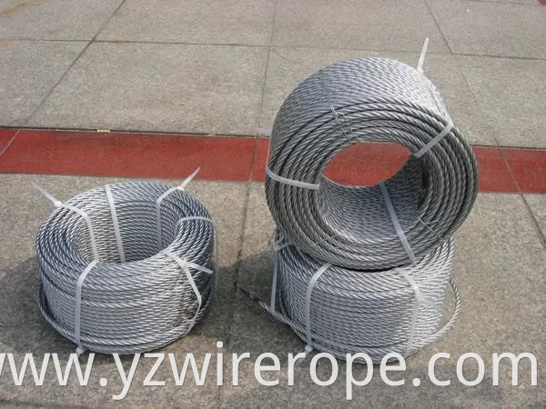 Galvanized soft wire rope